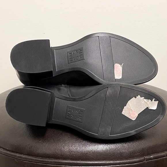 Naturalizer Black Leather Dane Boots 6.5 GUC 2 Inch Heel Mid Calf *no box* - Picture 8 of 12